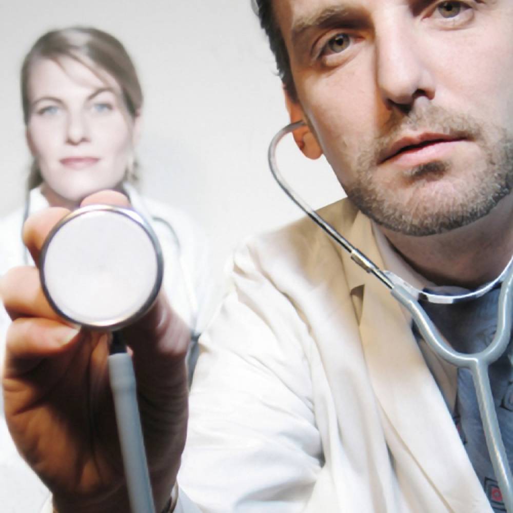 Dokter met stethoscoop